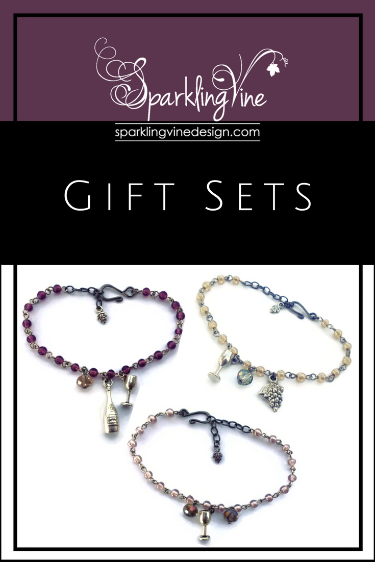 Unique handcrafted jewelry, wine jewelry, wine lovers gift, wine glass jewelry, gifts for her, gift, wine accessory, hostess gift, house warming gift