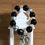 Thumbnail: Black, Clear, & Silver Beaded Bracelet