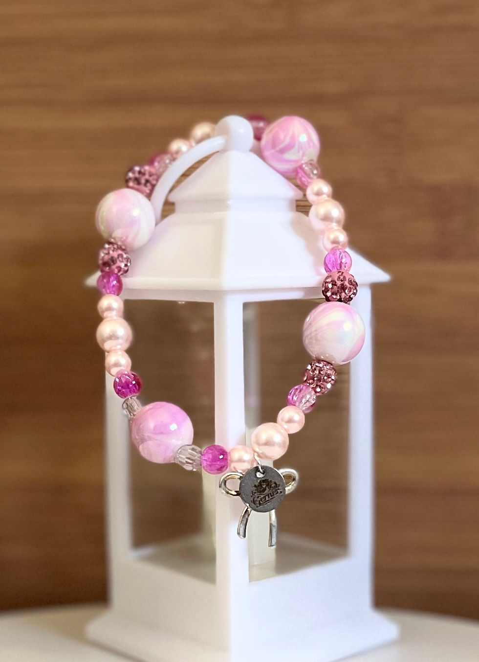 Thumbnail: Pink Beaded Bracelet