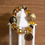 Thumbnail: Gold & Black Beaded Bracelet