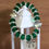 Thumbnail: Green, Clear, & Silver Beaded Bracelet