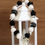 Thumbnail: Black, White, & Silver Beaded Bracelet