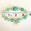Thumbnail: Green & Silver Beaded Bracelet