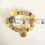 Thumbnail: Gold & Black Beaded Bracelet