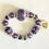 Thumbnail: Purple & Silver Beaded Bracelet