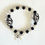 Thumbnail: Black & Silver Beaded Bracelet