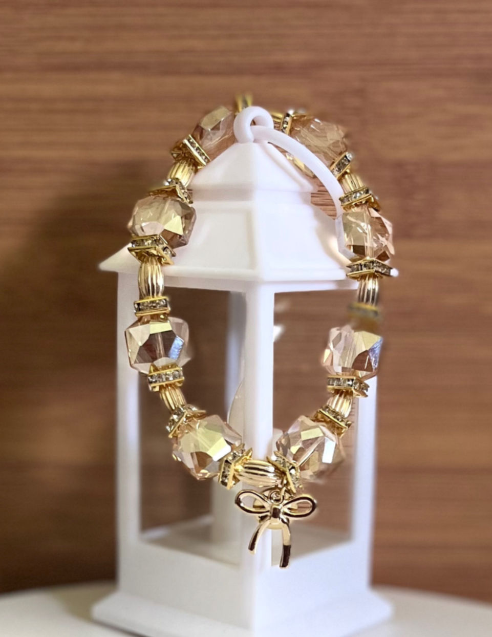 Thumbnail: Gold Beaded Bracelet