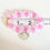 Thumbnail: Pink & Clear Beaded Bracelet