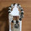 Thumbnail: Black, Silver, & White Beaded Bracelet