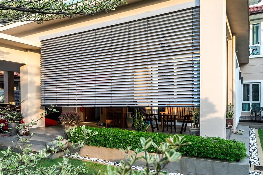 external venetian blinds