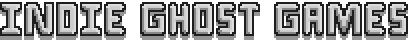 Indie Ghost Games Pixelated Text