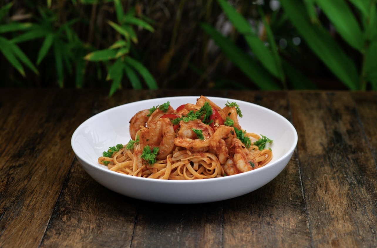 Arranged Food and Objects