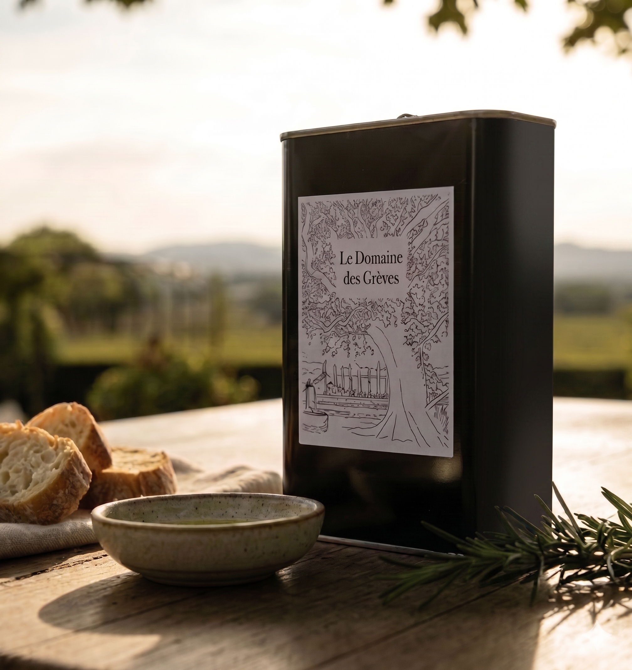 Bidon d'huile vierge extra de 3 L 2025