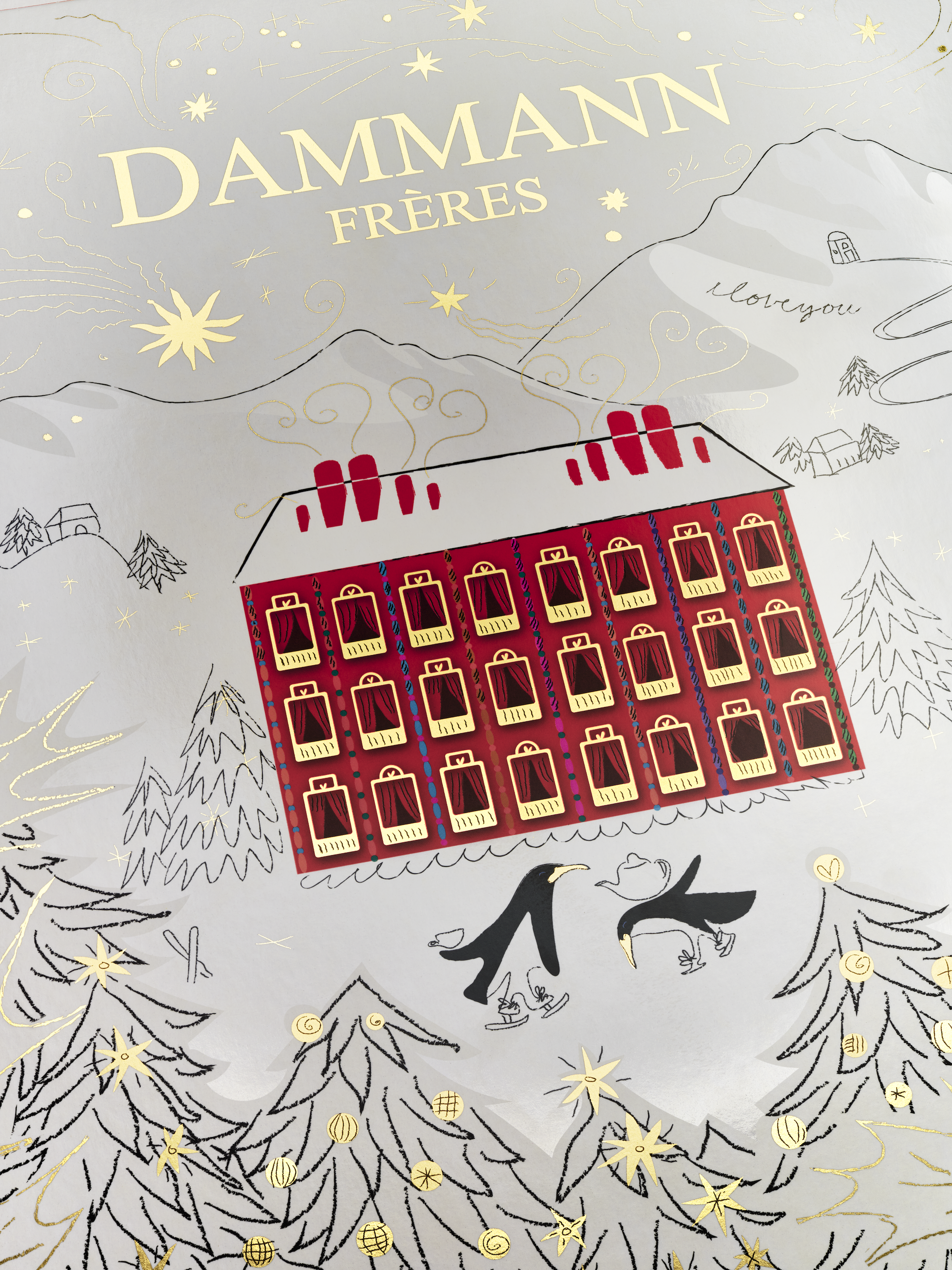 Dammann Frères - Advent Calendar Close-up