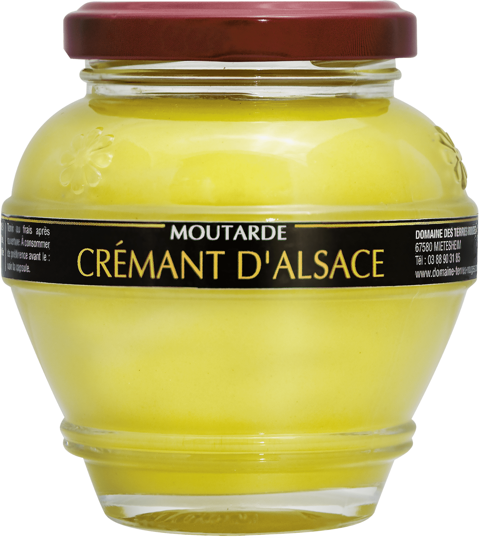 Crémant d'Alsace mustard, Domaine des Terres Rouges