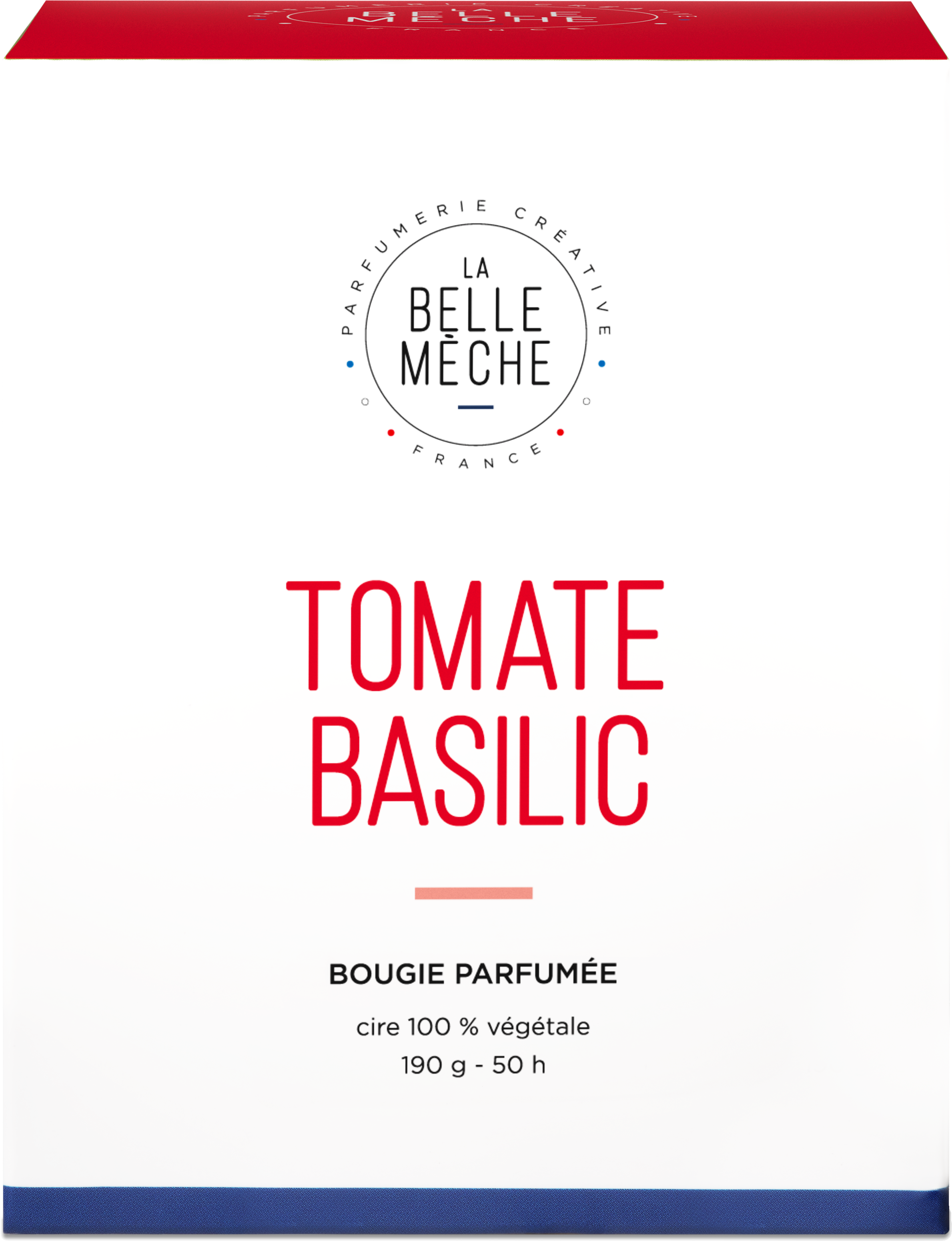 Tomato Basil Candle Box, La Belle Mèche.