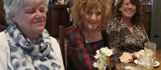 Enjoying good food and company