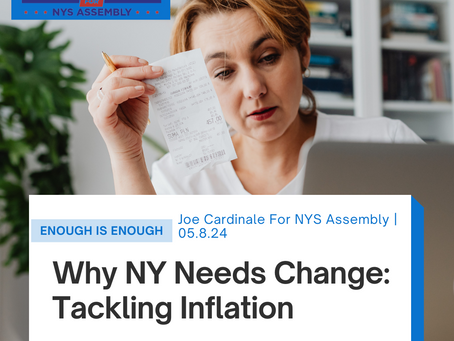 Why New York Needs a Change: Tackling Inflation.