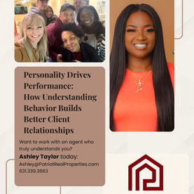 Personality Drives Performance: How Understanding Behavior Builds Better Client Relationships
