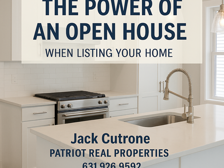 The Power of an Open House When Listing Your Home