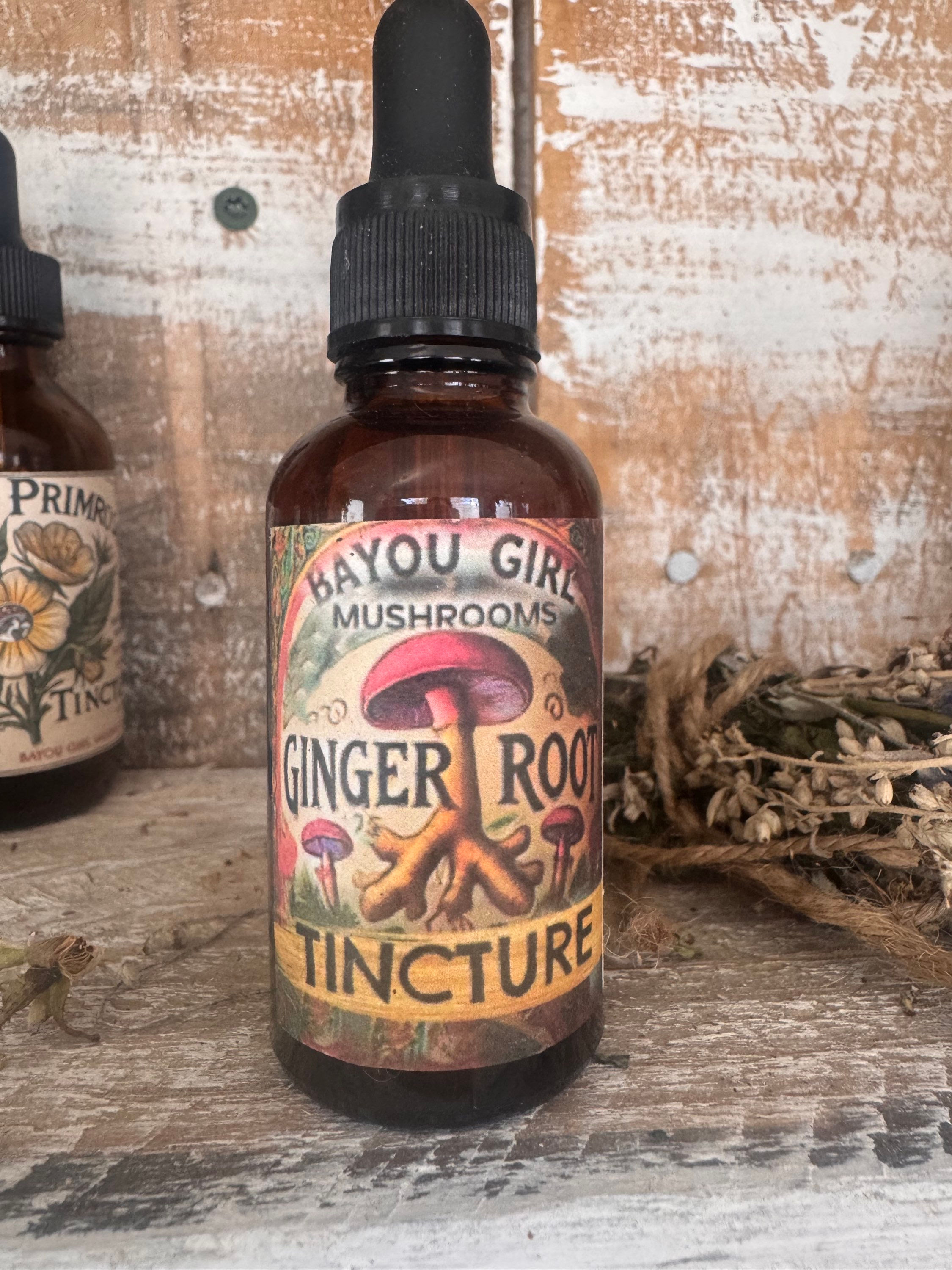 Ginger Tincture | Digestion, Immune Boost, Inflammation | Anti-Aging | Organic