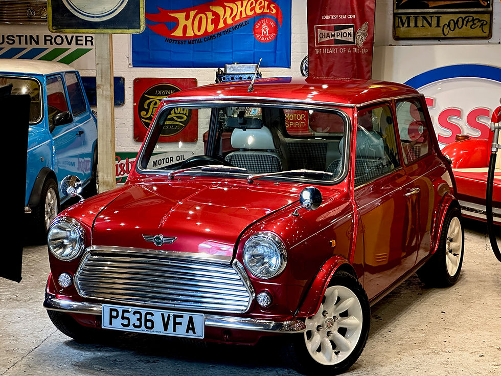 Thumbnail: Night Fire Metallic Red 1997 Rover Mini 1300cc 59hp Injection
