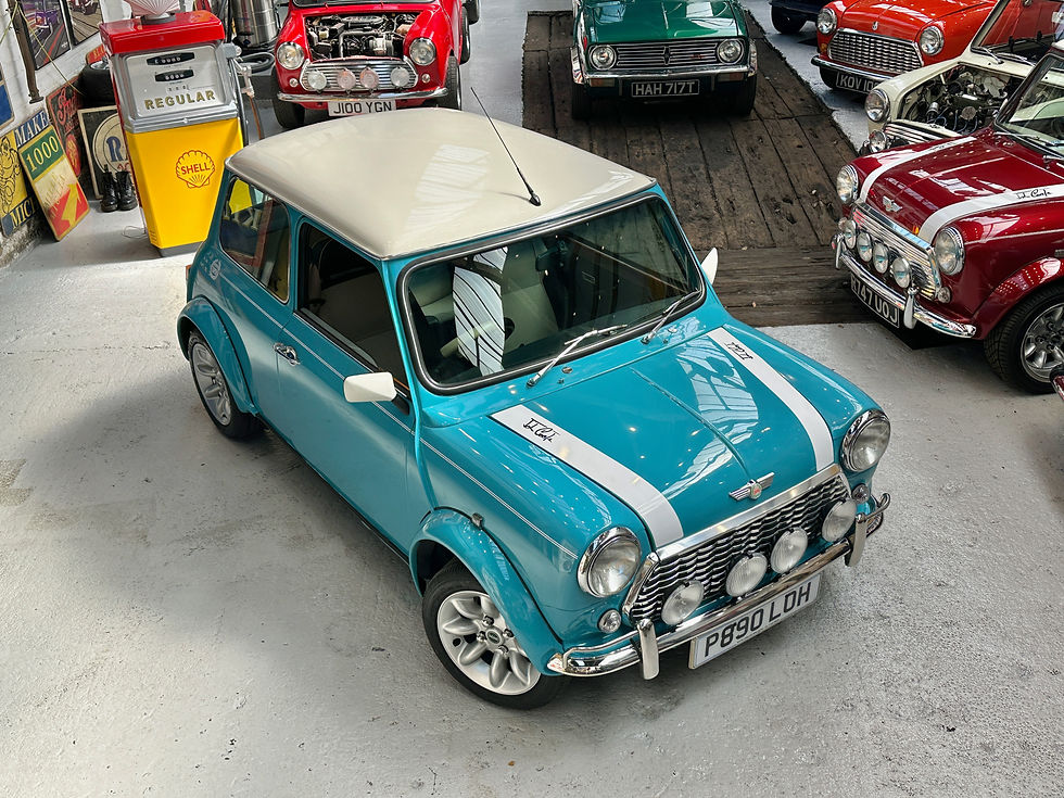 Thumbnail: 1997 Rover Mini Cooper - Surf Blue x White