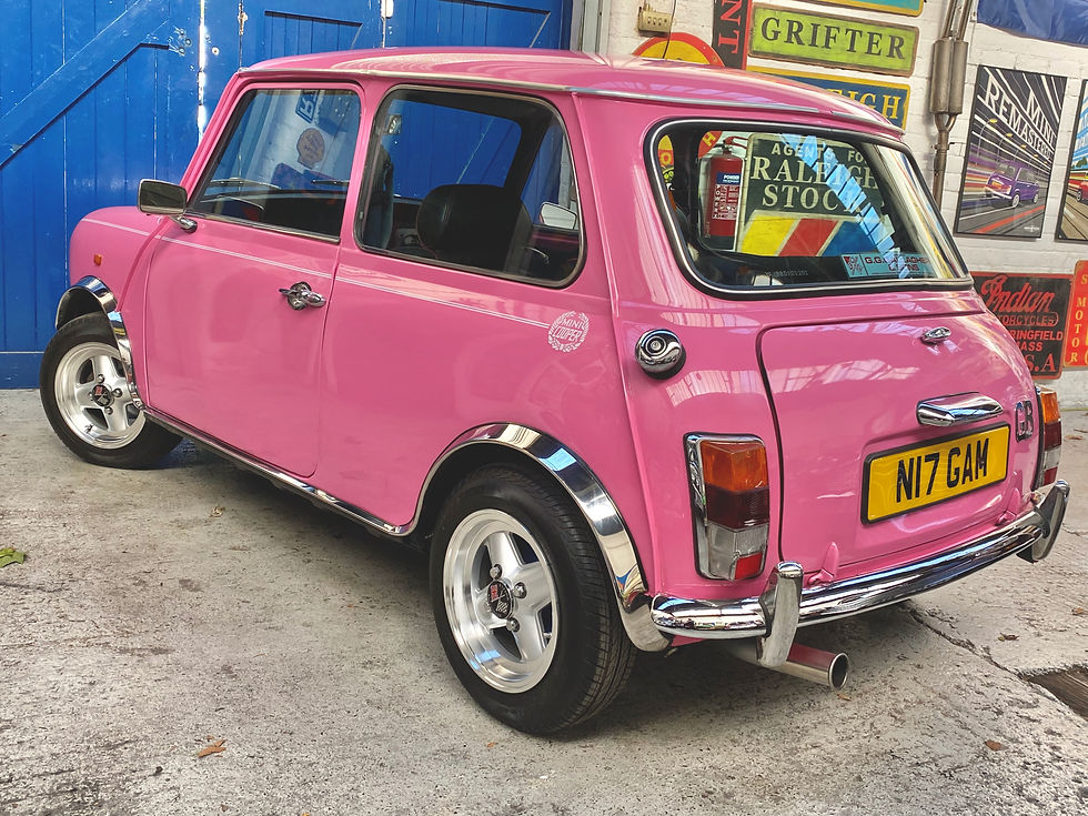 Thumbnail: Restored Pastel Pink 1996 Rover Mini 1275cc SPI 53hp