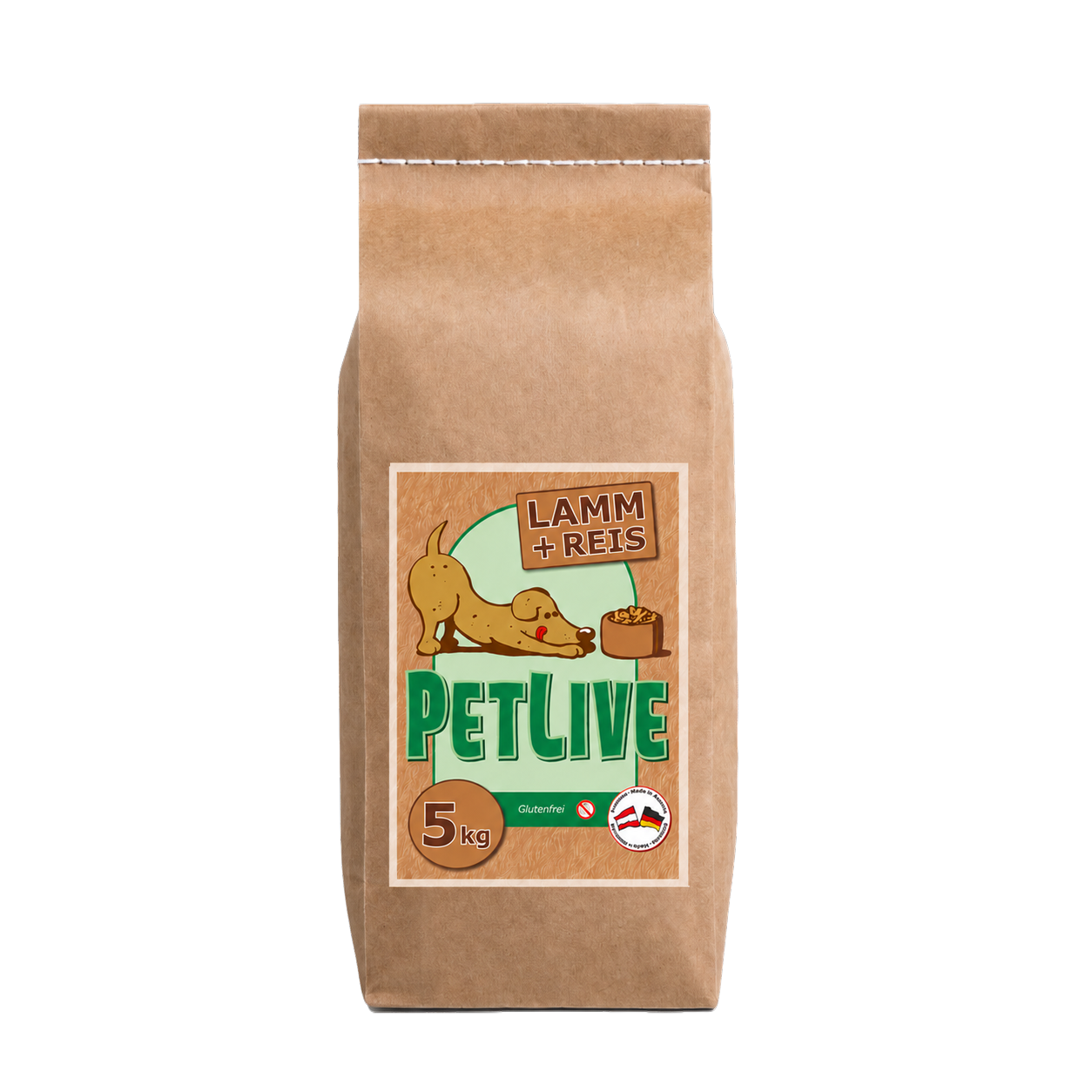 Sack Lamm und Reis Trockenfutter von PetLive