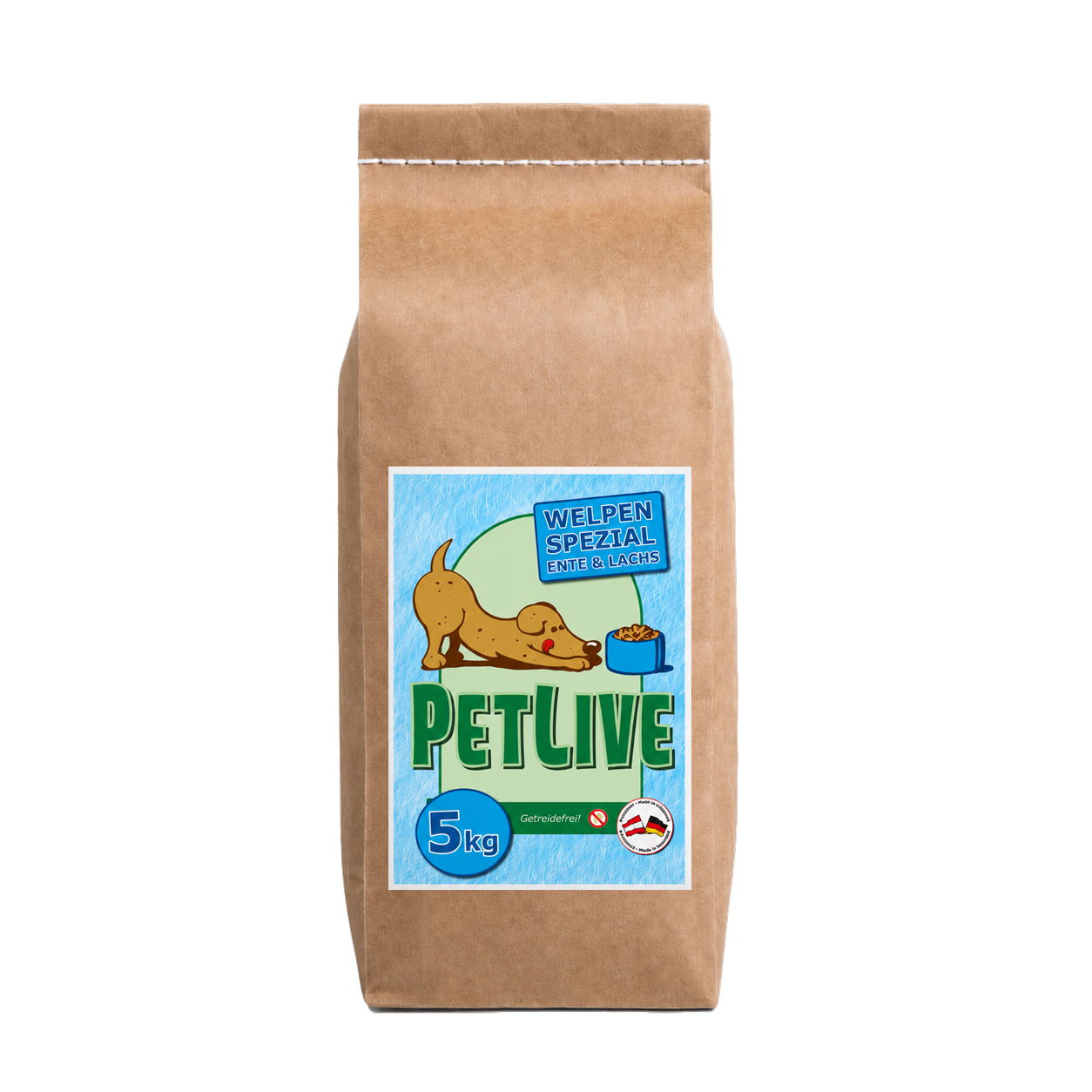 Sack Trockenfutter der Sorte Welpen Spezial von PetLive