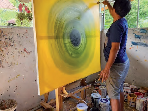 ASIART GALLERY PRÉSENTE SOMSAK HANUMAS, le génie des couleurs !