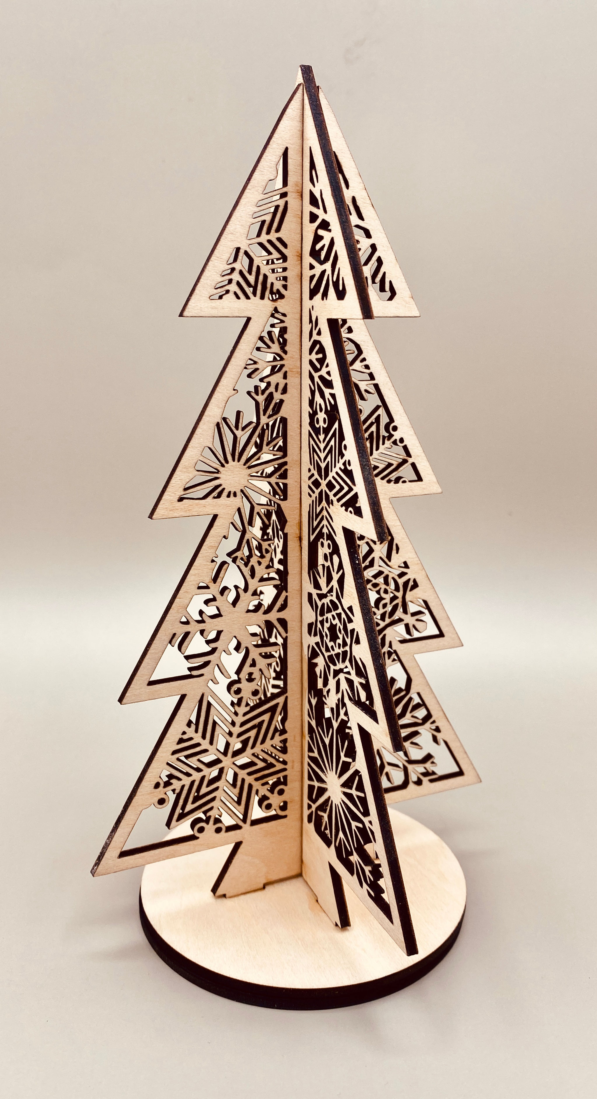 Wood Fretwork Christmas tree