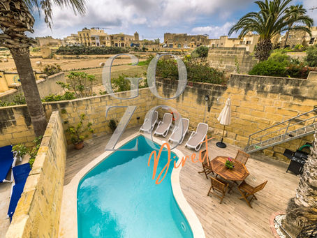 Charming 4 Bedroom St Lucia Gozo Farmhouse for Long Let Private Pool & Traditional Features