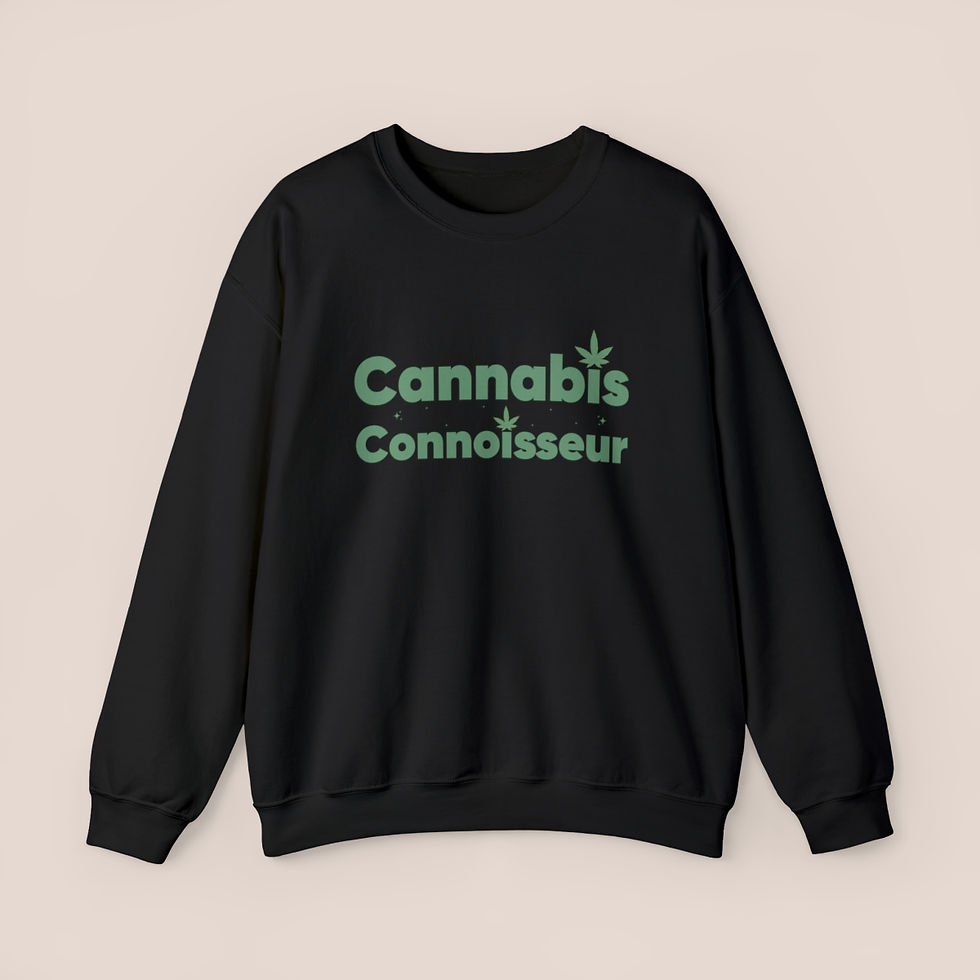 Thumbnail: Cannabis Connoisseur Unisex Sweatshirt | Weed Lover Gift | Weed Sweatshirt