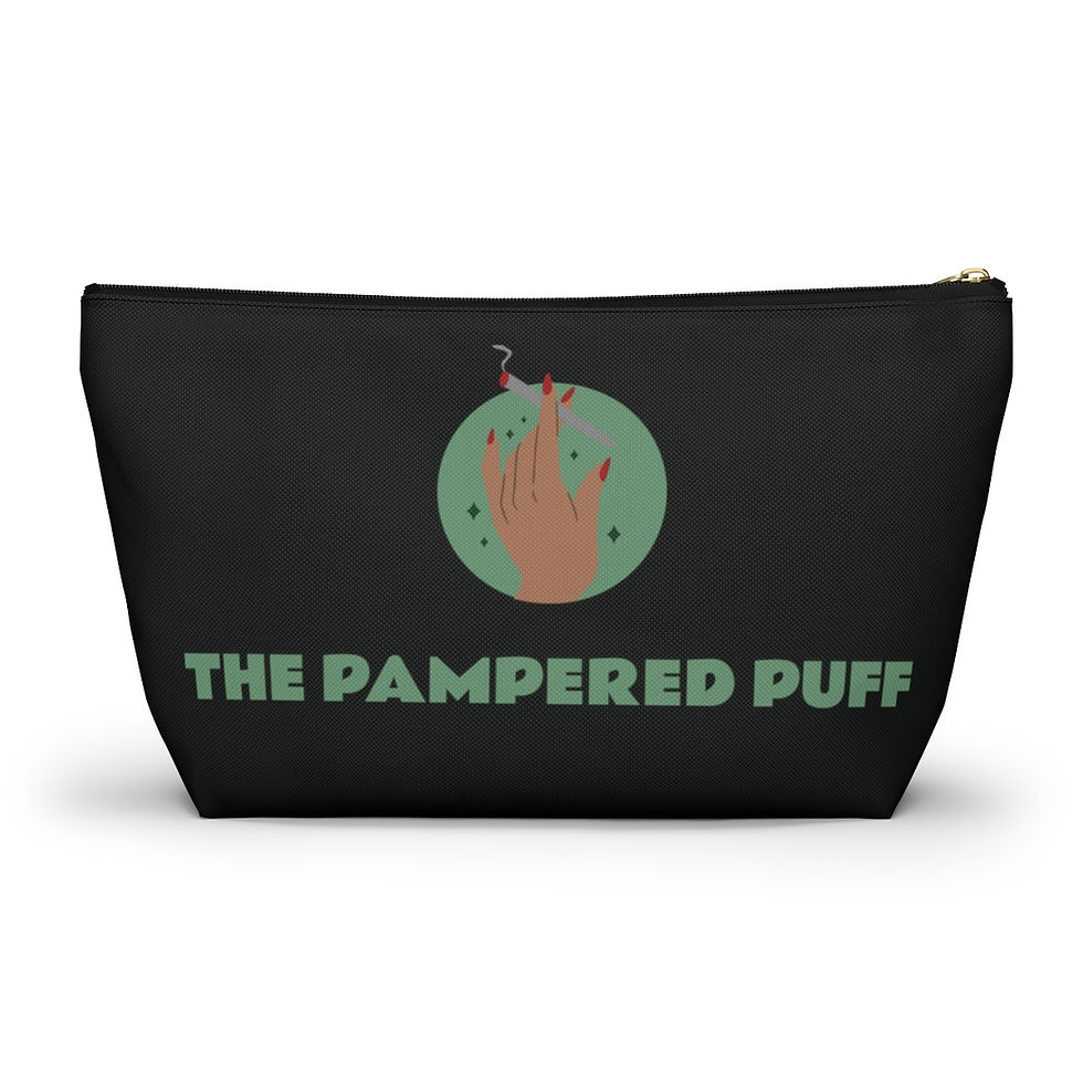 Thumbnail: The Pampered Puff Signature Weed Storage Bag | Cannabis Organizer | Weed Gift