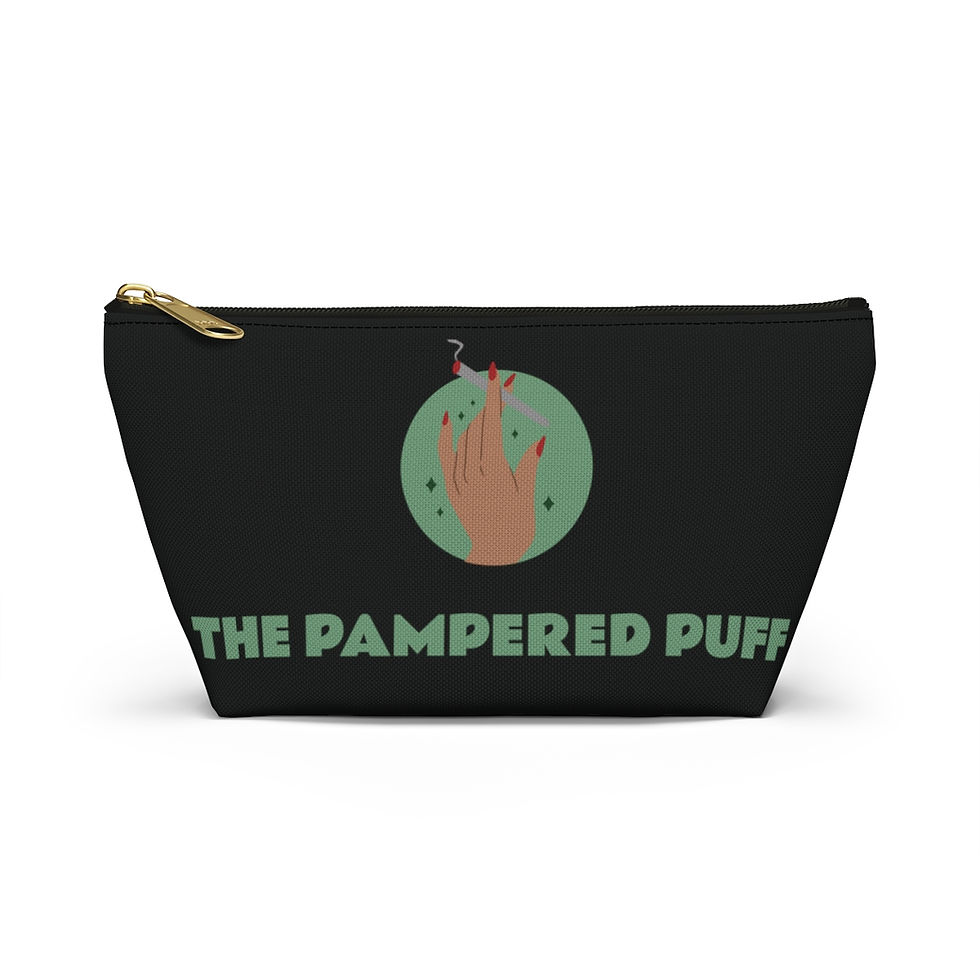 Thumbnail: The Pampered Puff Signature Weed Storage Bag | Cannabis Organizer | Weed Gift