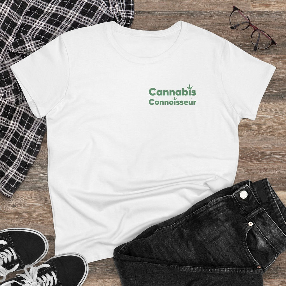 Thumbnail: Cannabis Connoisseur Women's Fitted Shirt | Weed Shirt | Cannabis Tee