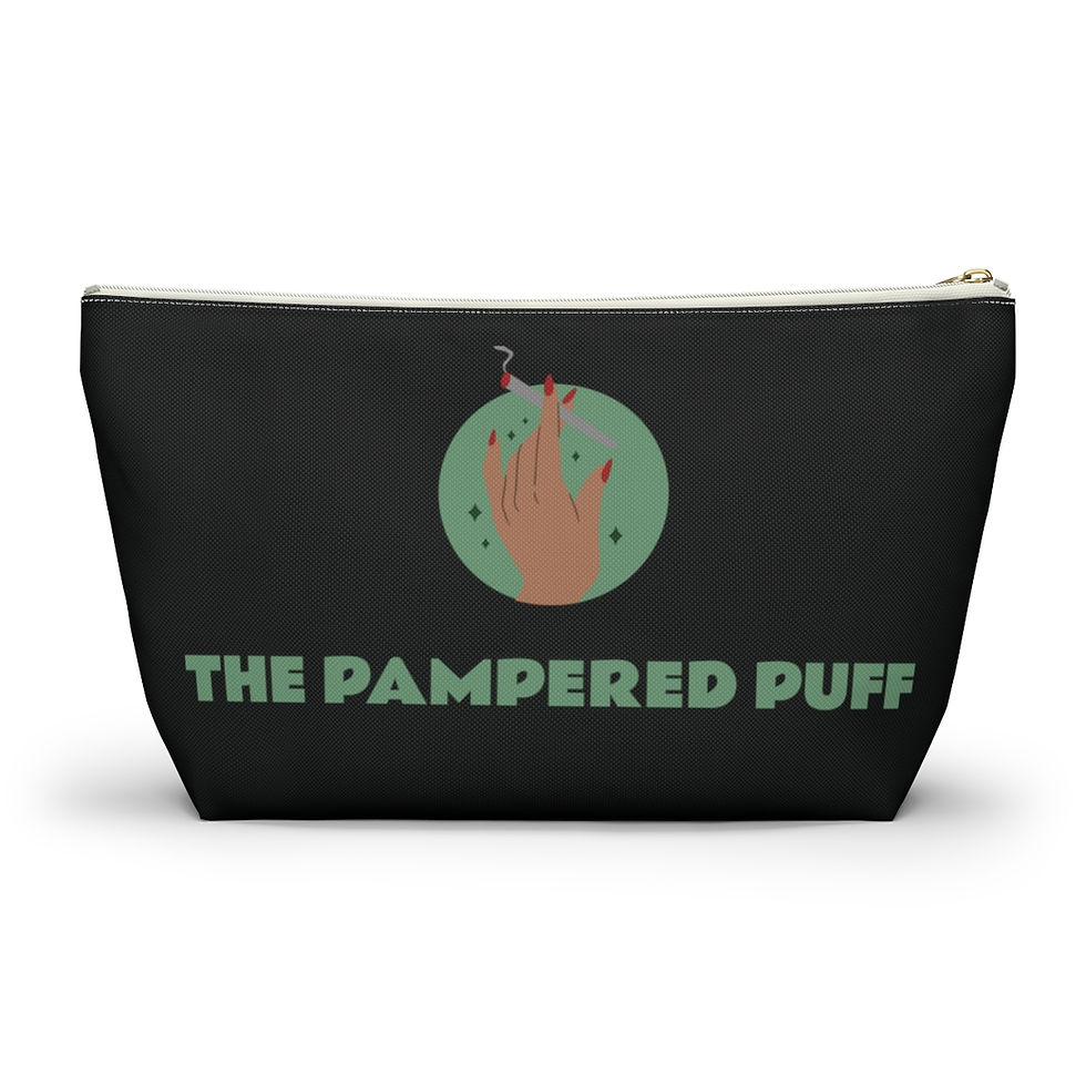 Thumbnail: The Pampered Puff Signature Weed Storage Bag | Cannabis Organizer | Weed Gift