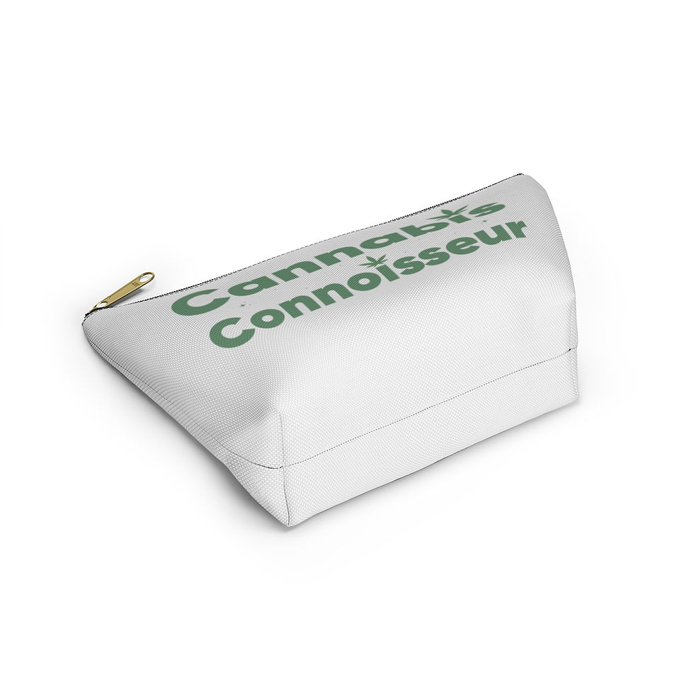 Thumbnail: Cannabis Connoisseur Green Text Weed Storage Bag | Weed Organization