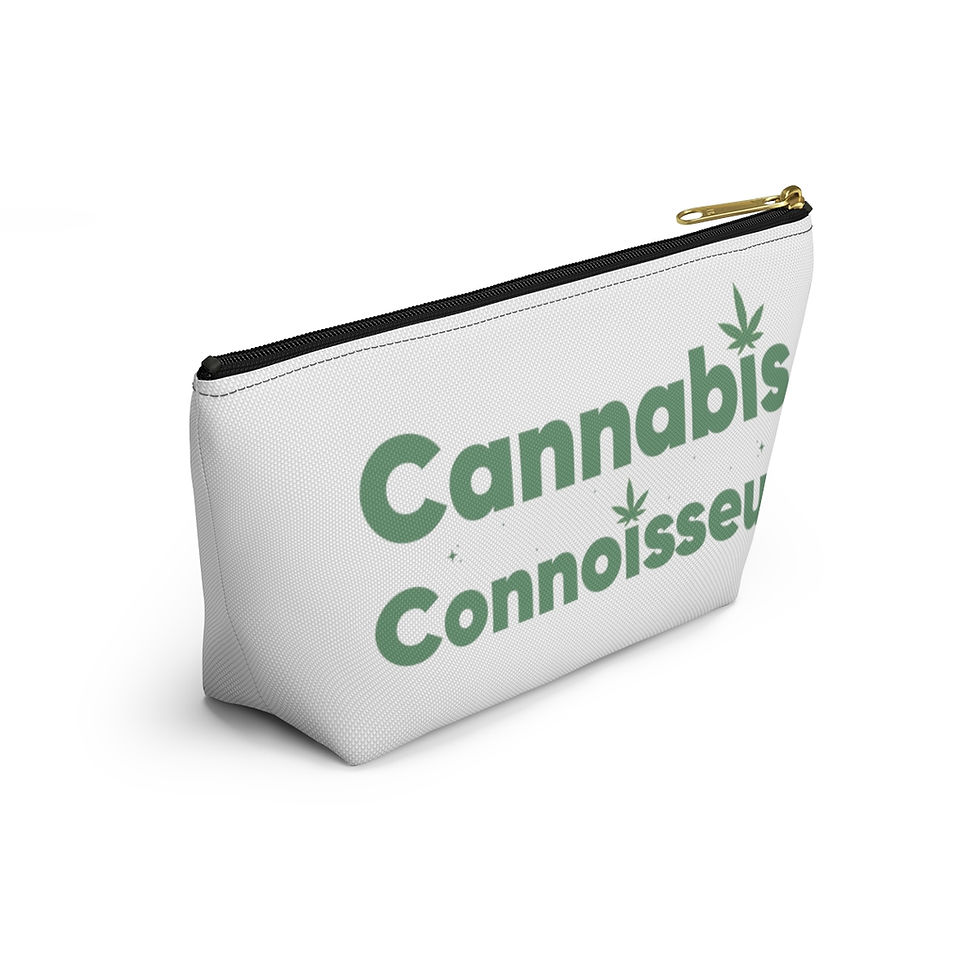 Thumbnail: Cannabis Connoisseur Green Text Weed Storage Bag | Weed Organization