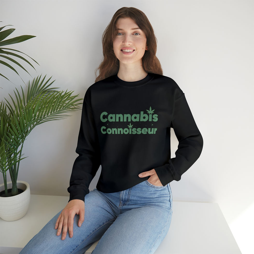 Thumbnail: Cannabis Connoisseur Unisex Sweatshirt | Weed Lover Gift | Weed Sweatshirt
