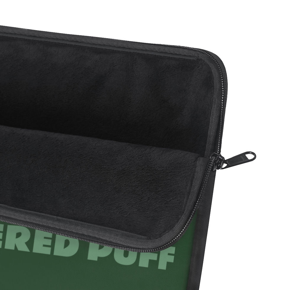 Thumbnail: The Pampered Puff Signature Laptop Sleeve | Computer Protector Weed Gift