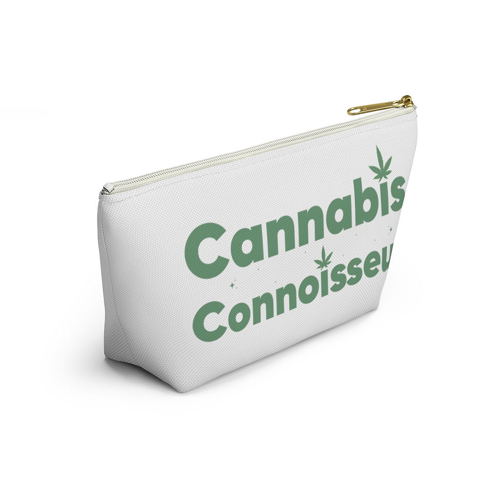 Thumbnail: Cannabis Connoisseur Green Text Weed Storage Bag | Weed Organization