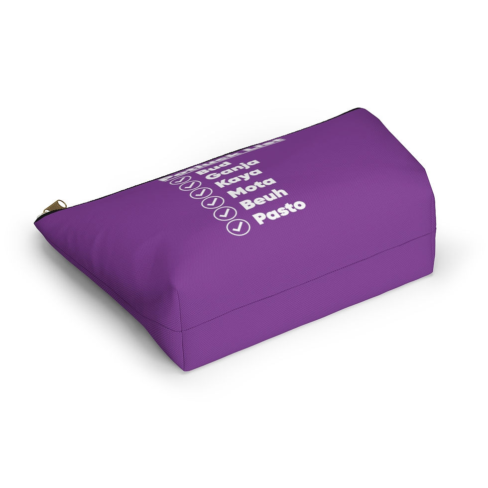 Thumbnail: Potluck List Cannabis Bag | Weed Holder | Weed Storage | Weed Enthusiast Gift