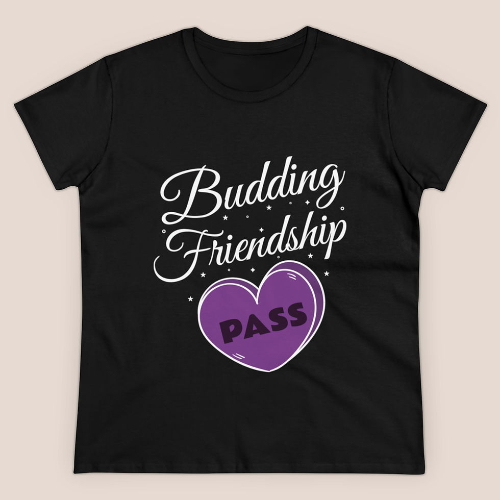 Thumbnail: Women's Semi-Fitted Budding Friendship Shirt | Weed Shirt | Puff Puff Pass Tee