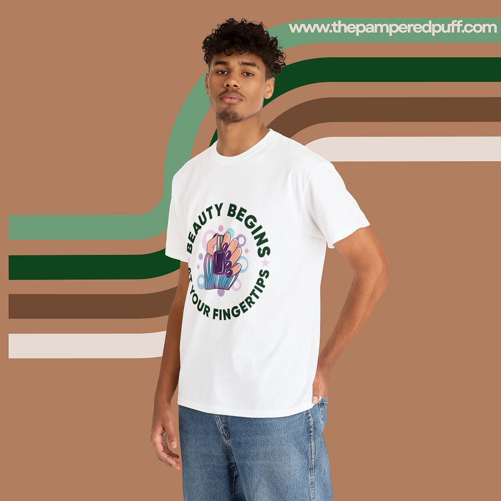 Thumbnail: Beauty Begins At Your Fingertips Unisex Shirt | Nail Technician Shirt