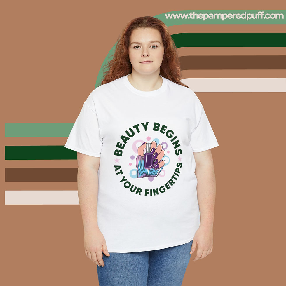 Thumbnail: Beauty Begins At Your Fingertips Unisex Shirt | Nail Technician Shirt