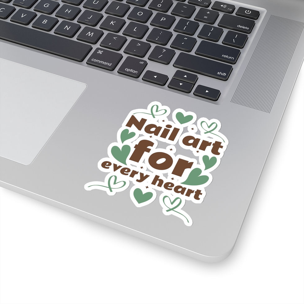 Thumbnail: Nail Art for Every Heart Sticker Decal | Nail Tech Stickers | Nail Art Stickers