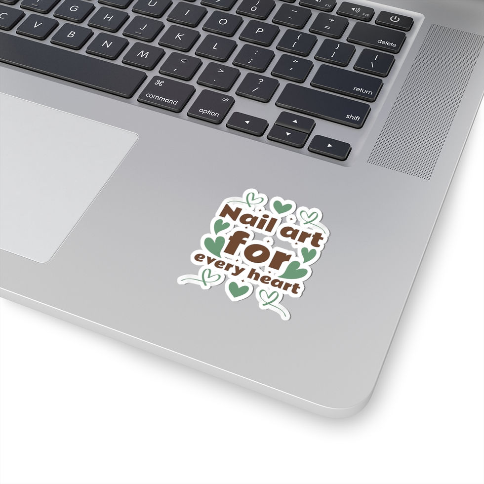 Thumbnail: Nail Art for Every Heart Sticker Decal | Nail Tech Stickers | Nail Art Stickers