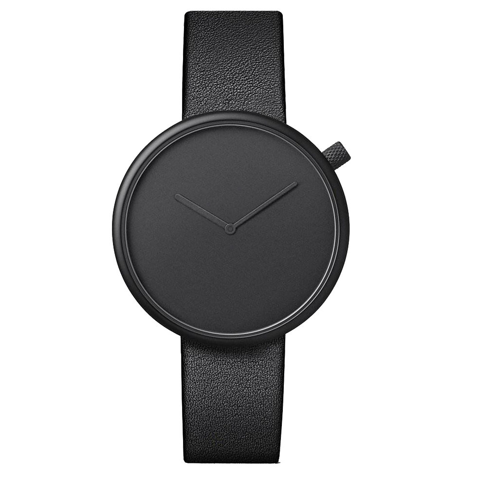 Thumbnail: TOMI Women's Minimalist Style Leather Watch Women's Small Disc Scaleless Fashion